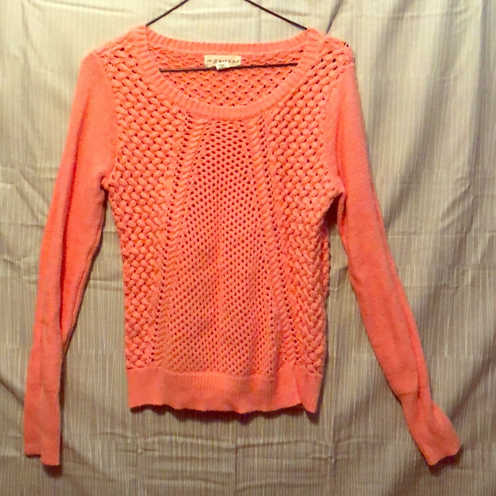 Coral sweater